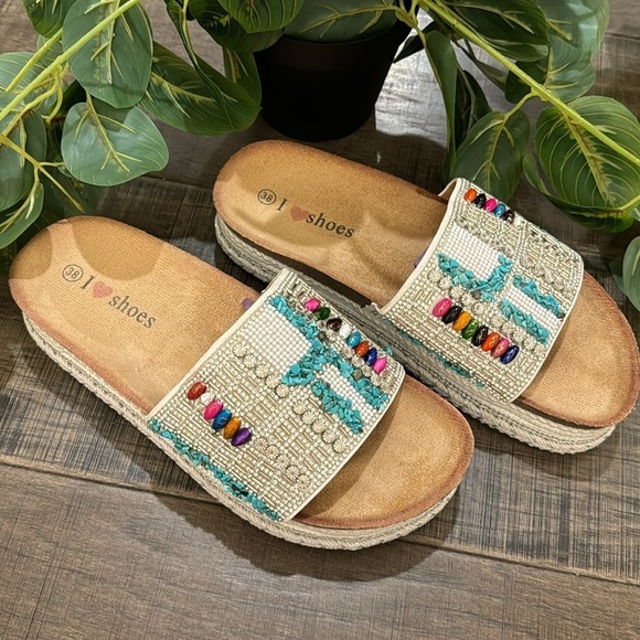 EMBELLISHED MULES SIZE 8 (38) - Picture 6 of 17